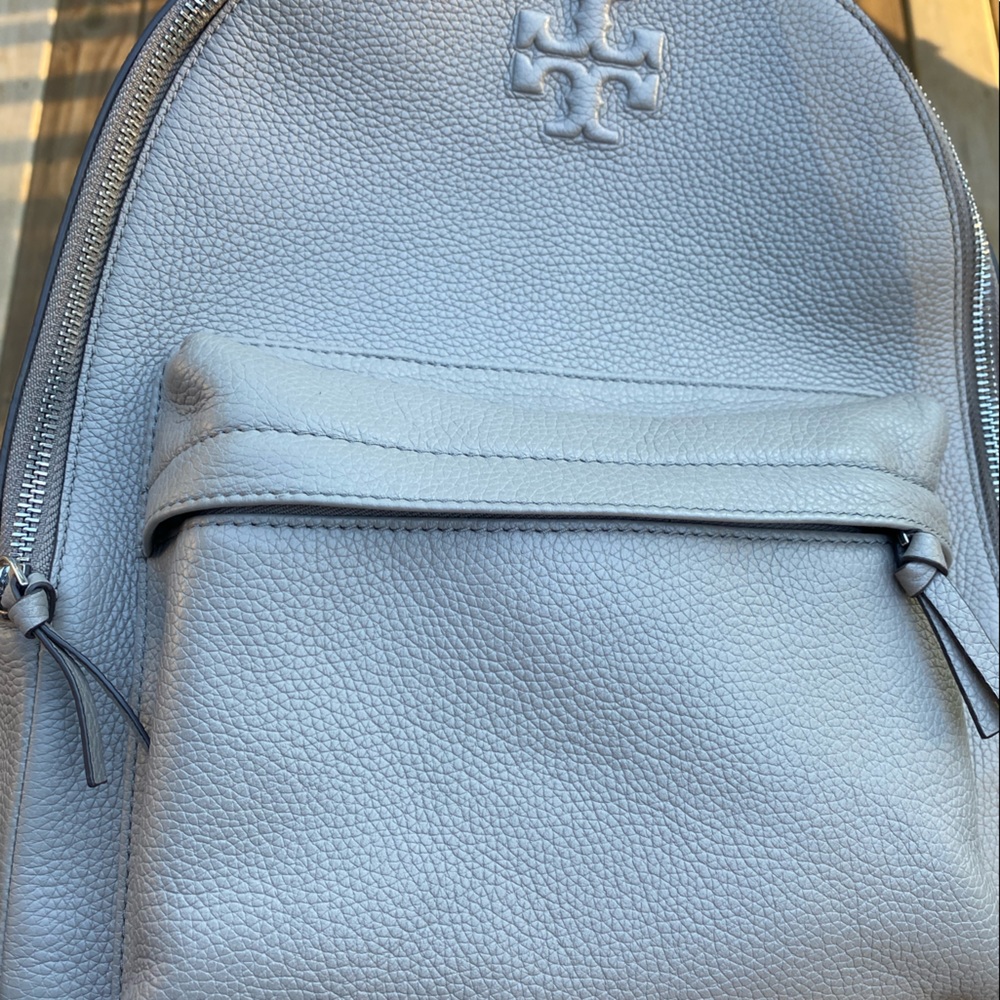 Tory Burch Thea Leather Backpack.